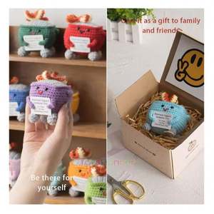 Vente en gros de jouets en peluche, poupées tricotées, animaux en peluche au crochet, kits de tricot et de crochet, jouets en laine faits à la main - Product Image 3