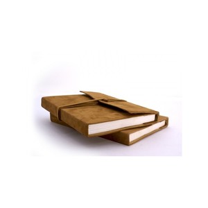 Handmade A5 Size Refillable Genuine Leather Hardcover <b>Travel</b> Journal <b>Diary</b> Notebook 100 Sheets Environmentally Friendly Great - Product Image 2