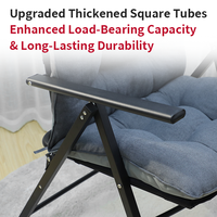 Chaises de bureau multifonctionnelles en gros pour petits espaces, confortables et pliables avec coussins