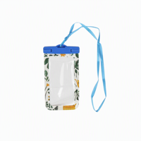 Étui de téléphone personnalisé avec logo couleur, étanche, sac de téléphone scellé, sac de téléphone en TPU pour voyage, natation, plage avec fenêtre en PVC