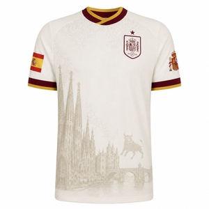 Uniforme <span class=keywords><strong>de</strong></span> Fútbol Retro Personalizado al Por Mayor, <span class=keywords><strong>Camiseta</strong></span> Sublimada, Jersey <span class=keywords><strong>de</strong></span> Fútbol Europeo para Hombre, España 2026, Tercer Conjunto <span class=keywords><strong>de</strong></span> Entrenamiento, 2025-2026 - Product Image 2