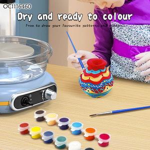 Máquina <span class=keywords><strong>de</strong></span> Cerámica Eléctrica <span class=keywords><strong>de</strong></span> Simulación para Niños, Juguete <span class=keywords><strong>de</strong></span> Arcilla para Dibujar y Hacer Manualidades - Product Image 6