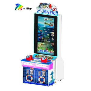 Grande profitto gioco a gettoni divertimento pesce cattura macchina da gioco Arcade per bambini con biglietto gioco a gettoni per bambini