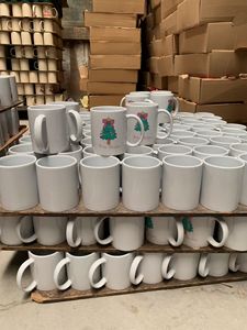 <b>Christmas</b> Ceramic Mugs Fast Customization Wholesale Sublimation Printed Heat-Resistant Dishwasher Safe ODM/OEM for <b>Gift</b> Retail - Product Image 4