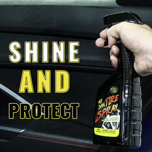 500ML Neumático Brillo Espuma Coche Pulido Neumático Shiner Protector Limpieza Neumático Brillo Spray - Product Image 6