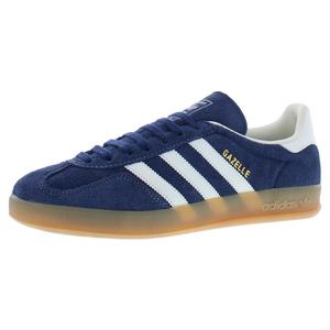 Zapatillas Adidas Gazelle Indoor para Hombre, Color Azul Noche, Blanco Hueso y Dorado Metálico - Product Image 1