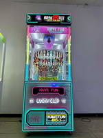 Machine à grue à monnayeur 60 pinces, distributeur automatique de cadeaux et de prix