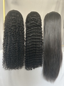 Venta al por mayor de pelucas de cabello humano con encaje frontal 13X6 de rizo profundo de 26 pulgadas, oferta de pelucas de cabello humano con encaje frontal - Product Image 4