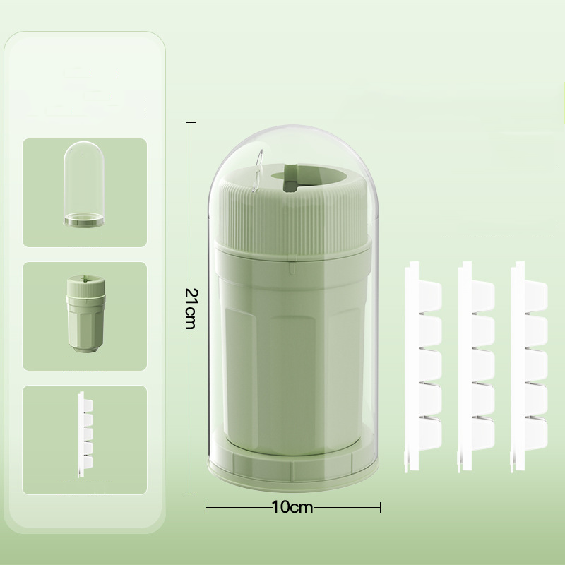 rotating ice tray with cover