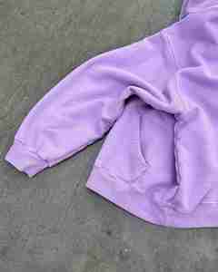 Yingling coton épais Boxy Fit à capuche personnalisé surdimensionné sweats à capuche lourds impression bouffante 3d sweat à capuche court - Product Image 4