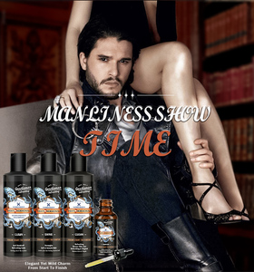 Huile pour <span class=keywords><strong>barbe</strong></span> et parfum pour hommes, Logo personnalisé, ensemble de bain pour hommes, <span class=keywords><strong>shampoing</strong></span> et après-<span class=keywords><strong>shampoing</strong></span> - Product Image 6
