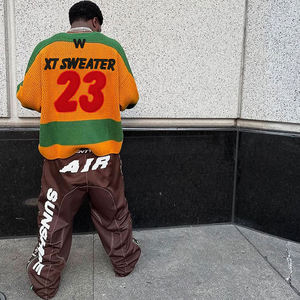 Herrenpullover mit Individuellem Logo OEM, Bestickten Aufnähern, Winter-Freizeit-Pullover, Strickware, Gestricktes Jersey, Häkel-Hockey-Pullover - Product Image 4