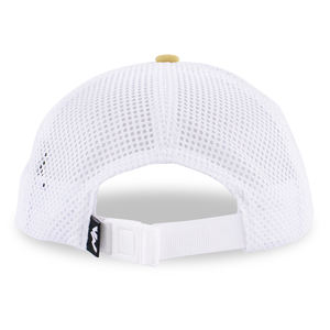 Gorra de camionero de espuma de ala plana con logotipo de impresión personalizado de 5 paneles cómoda al por mayor con correa de nailon ajustable sombrero con hebilla de plástico - Product Image 4