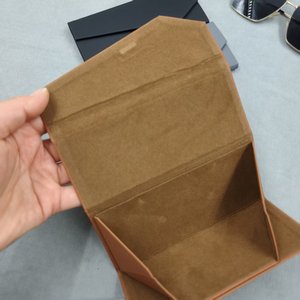 Yazhifactory Outlet đầy màu sắc gấp Kính mắt trường hợp PU Kính mát trường hợp biểu tượng tùy chỉnh kính hộp lưu trữ - Product Image 5