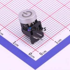 TM-007-D1-A-03 Tactile Switch Through hole Component (THT) Switch Single Pole Single Throw Round Button 2.6N 8.7mm - Product Image 1