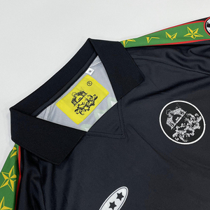 Camiseta de fútbol personalizada sublimación bordado Diseño Club moda hombro caído Polo camiseta de fútbol - Product Image 5