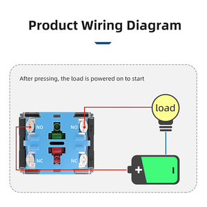 Penjualan laris pengendali plastik sesaat 10A LA38 sakelar 22mm tombol tekan antiair biasanya buka saklar tutup normal - Product Image 4