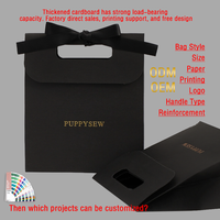 Emballage en papier recyclable écologique de luxe avec poignée en ruban sac à provisions de boutique imprimé personnalisé votre sac en papier cadeau avec logo