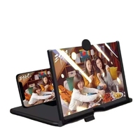 Mug Warmer Coaster HD Video Magnifier Foldable Stand Smart Phone Holder ABS Material Wireless App Remote Control for Home Use