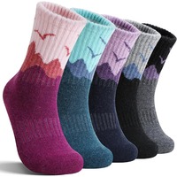 Chaussettes de course mi-mollet en polycoton respirantes et absorbantes, à blocs de couleur, pour hommes et femmes, collection Printemps/Été