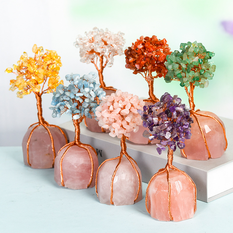 12. Base de quartz rose