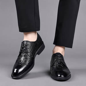 HighEnd Men's Formal Mesh Upper Retro Waterproof <b>Shoes</b> Luxury Business Design HotSelling Comfortable Oxford Durable <b>Shoes</b> - Product Image 4
