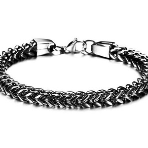 Double Layer Keel <b>Titanium</b> Steel Bracelet 6Mm Fashion Simple Women's Jewelry Stainless Steel <b>Chain</b> Bracelet For Daily Wear - Product Image 3
