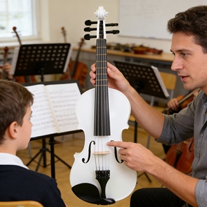 <span class=keywords><strong>Violon</strong></span> électrique à <span class=keywords><strong>5</strong></span> <span class=keywords><strong>cordes</strong></span> le plus vendu, <span class=keywords><strong>violon</strong></span> électrique tendance - Vente en gros OEM pour les achats de groupes et les spectacles sur scène - Product Image 4