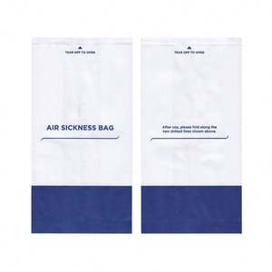 Bolsa Desechable para Vómito, Bolsa de Papel Kraft para Mareos en Avión - Product Image 2