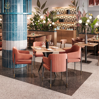 Mobilier de restaurant commercial personnalisé JEILI, chaises rembourrées et tables en bois pour projets hôteliers modernes, cafés et hôtellerie