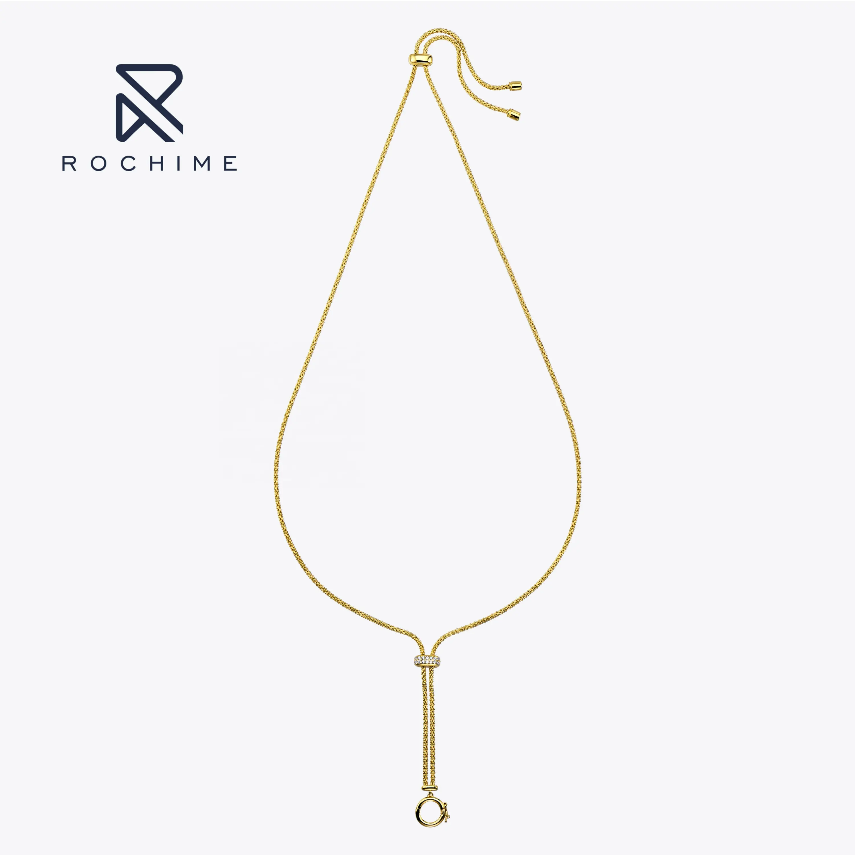 Rochime Ins Stijl Mode Multifunctionele Chian Ketting 925 Sterling Zilver Gepersonaliseerde Fijne Sieraden Voor Vrouwen