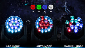 Stock US, livraison gratuite, 19x20w, 4 en 1, RGBW, tête mobile Bee Eye, CTO, mode AUTO MANUEL, éclairage de scène pour discothèque, fête, club - Product Image 5