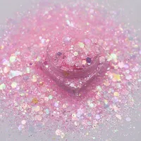 Rainbow Iridescent Cosmetic Glitter Flakes, Chunky Mix