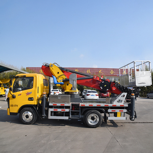 20M 28M 32M 35m gắn trên không Kính thiên văn truy cập thang xô xe tải người đàn ông Nâng Công việc bùng nổ Nâng Nền tảng trên không xe tải - Product Image 3