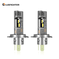 Luxfighter 90W 9600LM 6500K IP65 Lampu Depan LED Tahan Air untuk Mobil Motor Truk dengan Garansi 2 Tahun