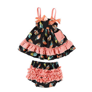 Conjunto de Ropa para Bebé de Nuevo Diseño, Ropa de Verano para Niña, Conjunto de Vestido y Top para Niña - Product Image 3