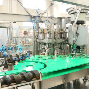 Linea Completa di Imbottigliamento per Bevande Gassate in Bottiglia di Vetro, Sistema di Produzione Automatico 3000BPH per <span class=keywords><strong>Acqua</strong></span> <span class=keywords><strong>Frizzante</strong></span> - Product Image 4