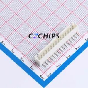 WAFER-XH2.54-15PWZ Wire-to-Board Pin Header Bent Lead Through Hole,P=2.5mm Connector 1x15P 2.5mm Right Angle Insert XH - Product Image 1