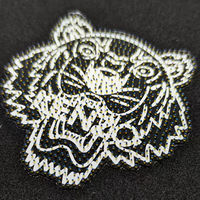 Patchs thermocollants en caoutchouc avec logo personnalisé, technologie 3D pour vêtements, motif brosse à dents