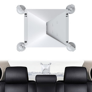 <span class=keywords><strong>Support</strong></span> à Ventouse Métallique Carré Quadruple Rotation 360 Degrés Universel pour Antenne Starlink Mini - Product Image 2