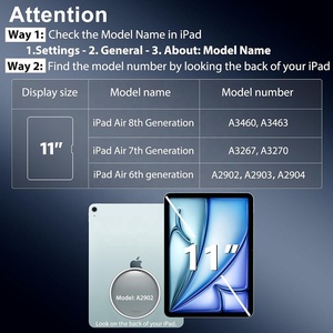 ฟิล์มกระจกนิรภัยสำหรับ <span class=keywords><strong>iPad</strong></span> Air 11 นิ้ว M4 (2026) / M3 2025/ M2 2024 (รุ่น<span class=keywords><strong>ท</strong></span>ี่ 8/<span class=keywords><strong>7</strong></span>/6) ความแข็ง 9H ใสพิเศษ - Product Image 2