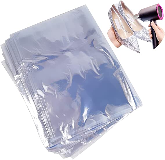 Wholesale Shrink film 100 pcs Stock Plastic PVC POF Shrink Bags Heat Wrapping Film Bag