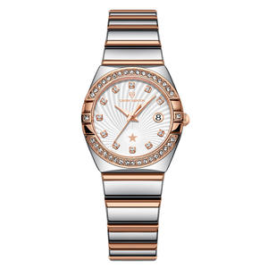 Montre de luxe étanche à mouvement quartz, avec logo personnalisé, lumineuse, au design tendance, pour femme, collection 2026 de haute qualité - Product Image 1
