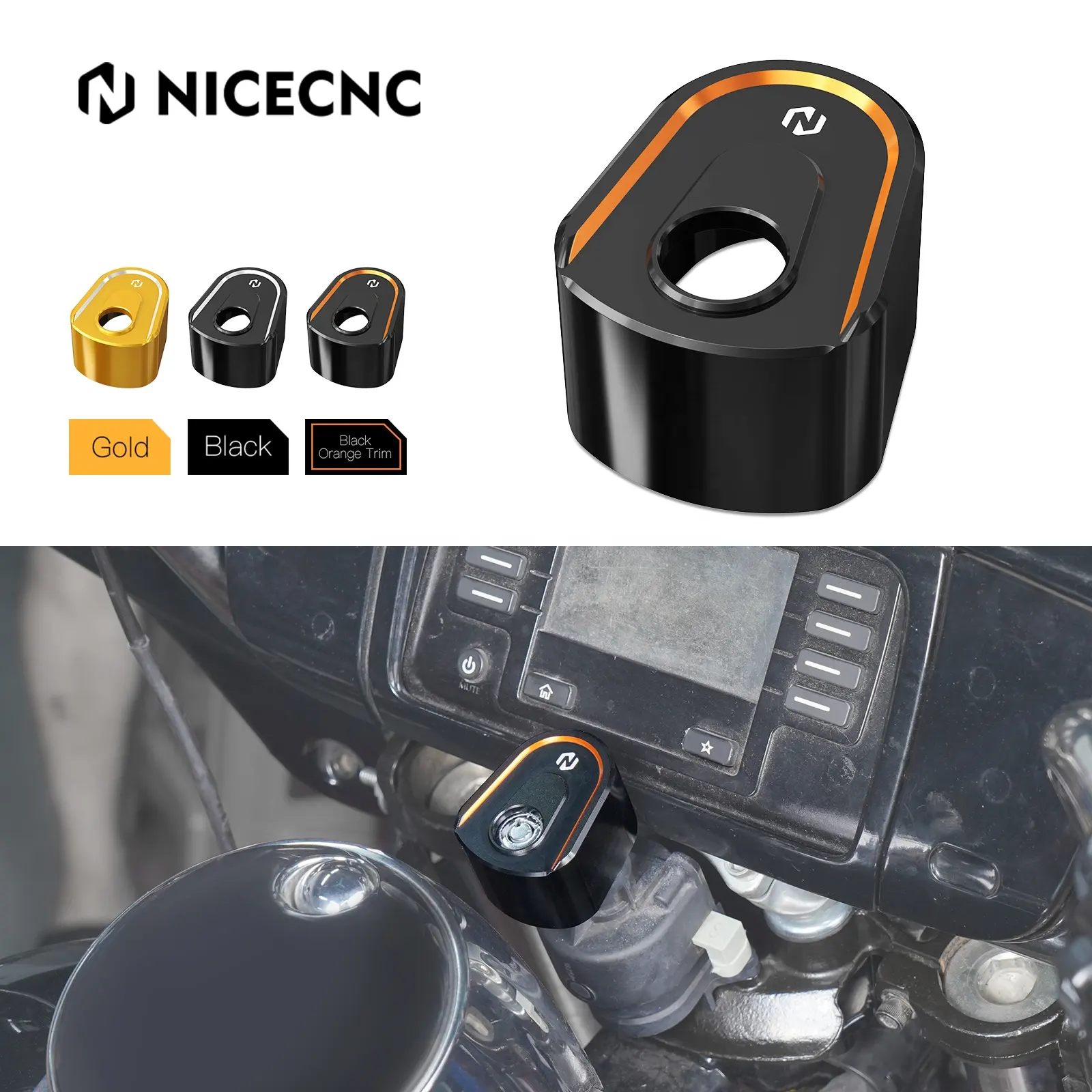 Tapa de cubierta de interruptor de encendido NiceCNC para Harley Street Glide FLHX 2017-2023 especial FLHXS 2014-2023