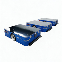 Robot Mobile AGV LSLAM 10000KG, Penginderaan Laser Lidar untuk Menghindari Rintangan, Akurasi 10mm, untuk Toko Material Bangunan, AMR