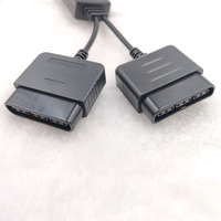 Kabel konverter adaptor USB pengontrol PS2 ganda ke USB untuk PlayStation PS 1 2 3 satu PSX pengendali kabel Joystick Gamepad