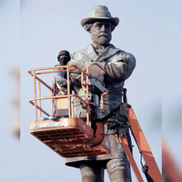 Offre Spéciale grand public extérieur décoré statue en bronze commémorative Robert E. Sculpture Lee