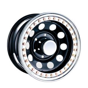 Chrome Lippe Benutzerdefinierte Stahl Felge 5 Lug Loch Universal Felgen mit Einsatz - Product Image 2