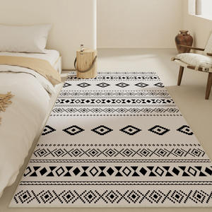 Tapis tissés de style marocain, tapis carrés en polyester pour canapé, table basse, chambre à coucher, design moderne et minimaliste - Product Image 5