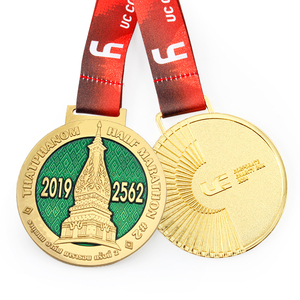 Médaille de sport en alliage de zinc personnalisée avec logo métallique, or, argent, <span class=keywords><strong>bronze</strong></span>, style moderne et traditionnel, pour marathon et course à pied (médaille de finisseur) - Vente en gros - Product Image 5